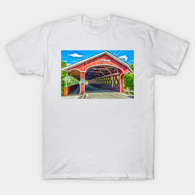 West Swanzey Bridge T-Shirt by Gestalt Imagery